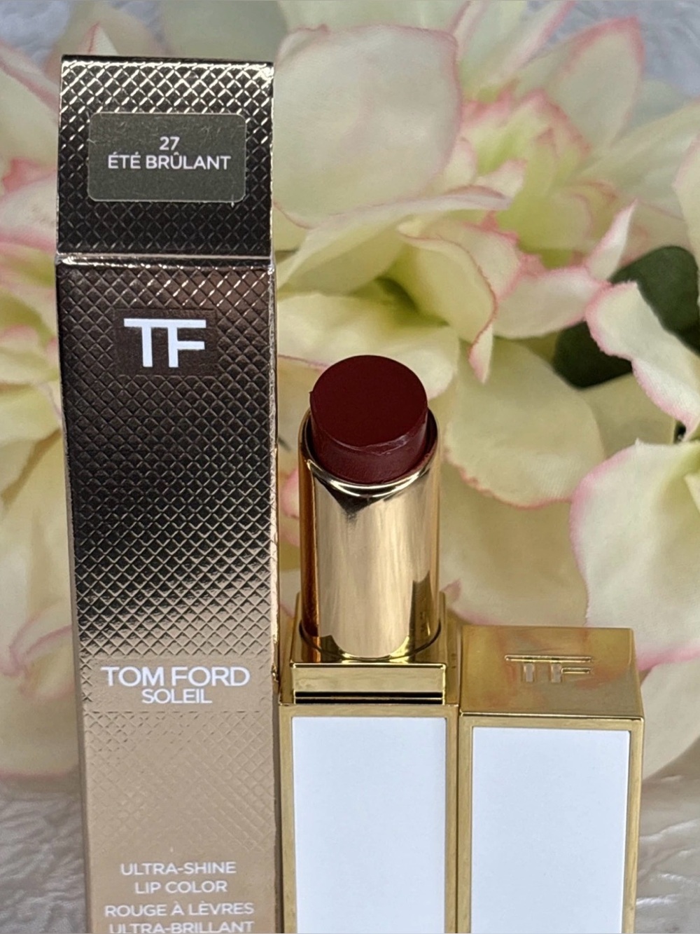 Tom Ford Ultra Shine Lip Color Lipstick - 27 Ete Brulant - FullSize NIB